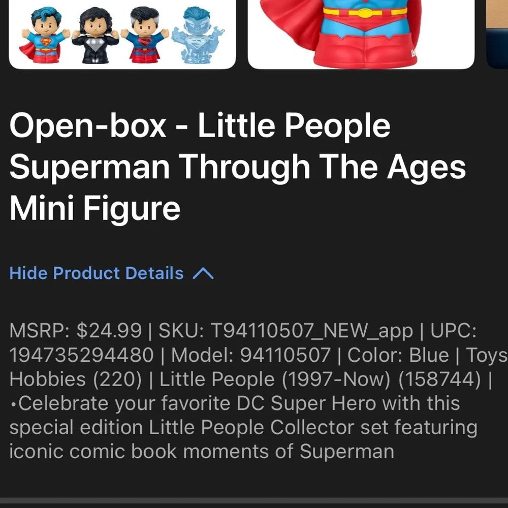 Superman Little People Collector Set - Multicolor - Picture 7 of 7
